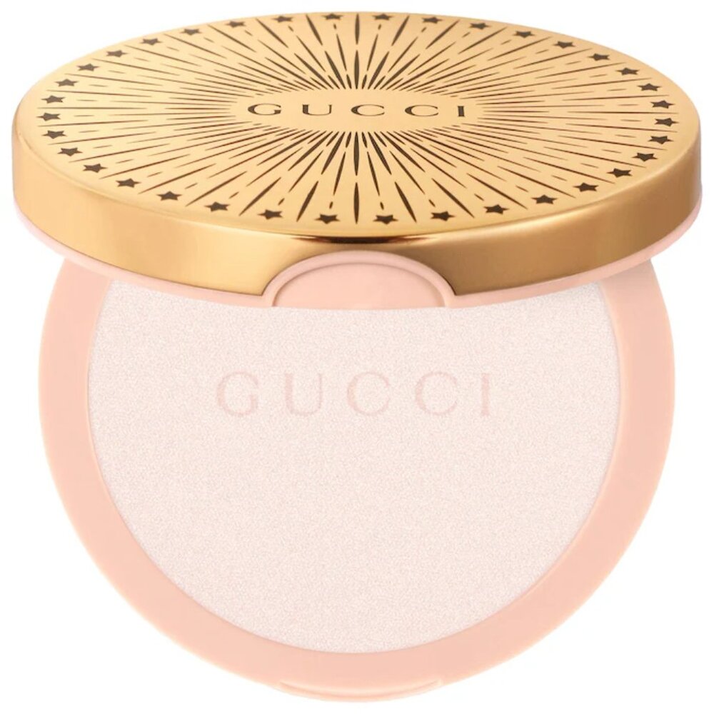 NIB ✅ Gucci #01 SUNRISE GOLD Glow Multi-Use Illuminating Gel-Powder Highlighter